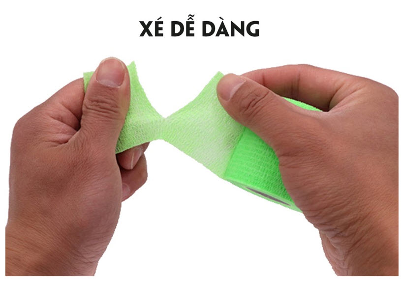 Băng dán thun thể thao tự dính (1 cuộn) - Loại 10cm