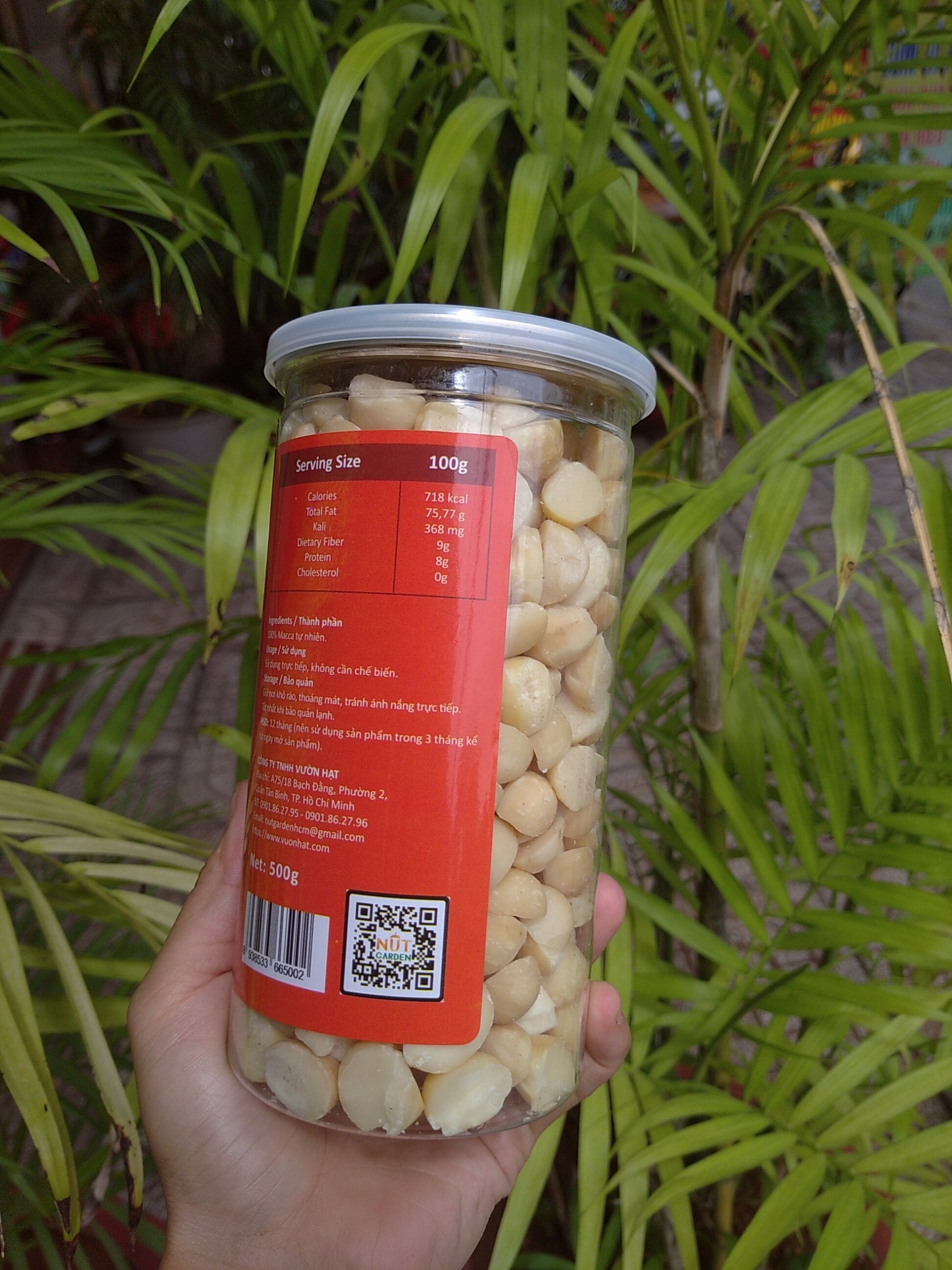 Nhân Hạt Macca Nut Garden - Nhập Khẩu Úc - 500gr