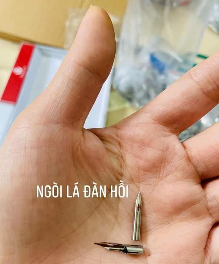 Ngòi bút lá tre thanh đậm, ngòi bút máy luyện chữ, ngòi bút lá tre đàn hồi, ngòi bút thay thế cho các dòng bút lá tre