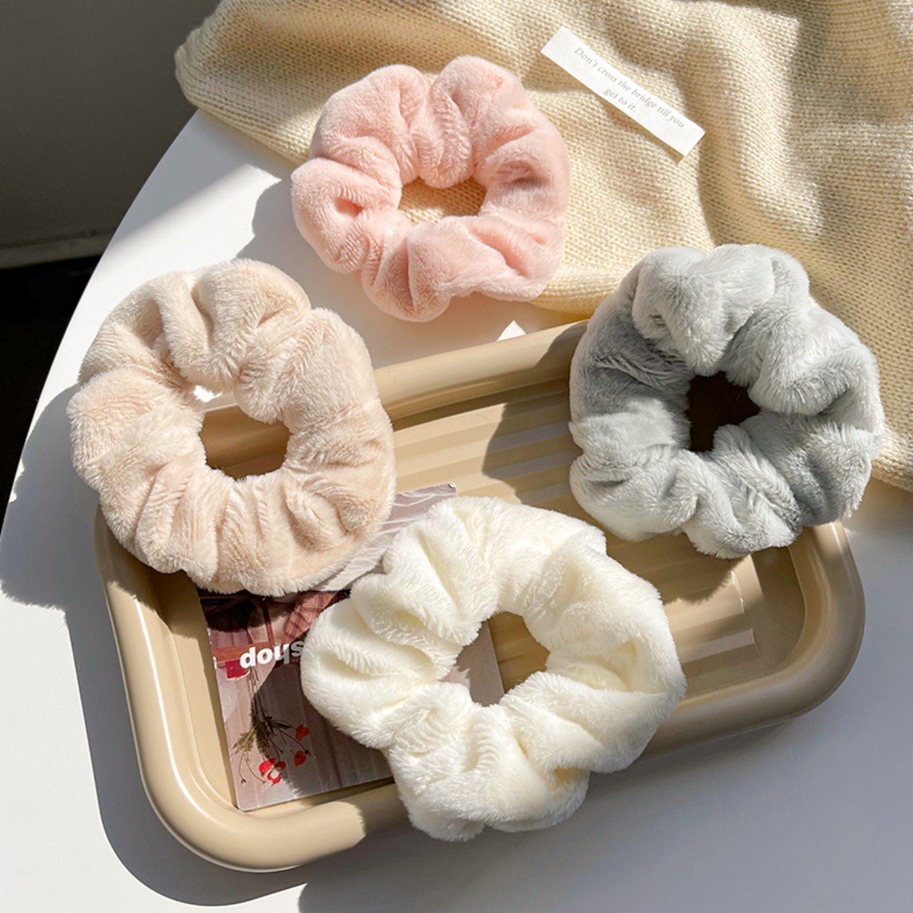 Cột Tóc '' Lông Nhung '' Mềm mịn - scrunchies