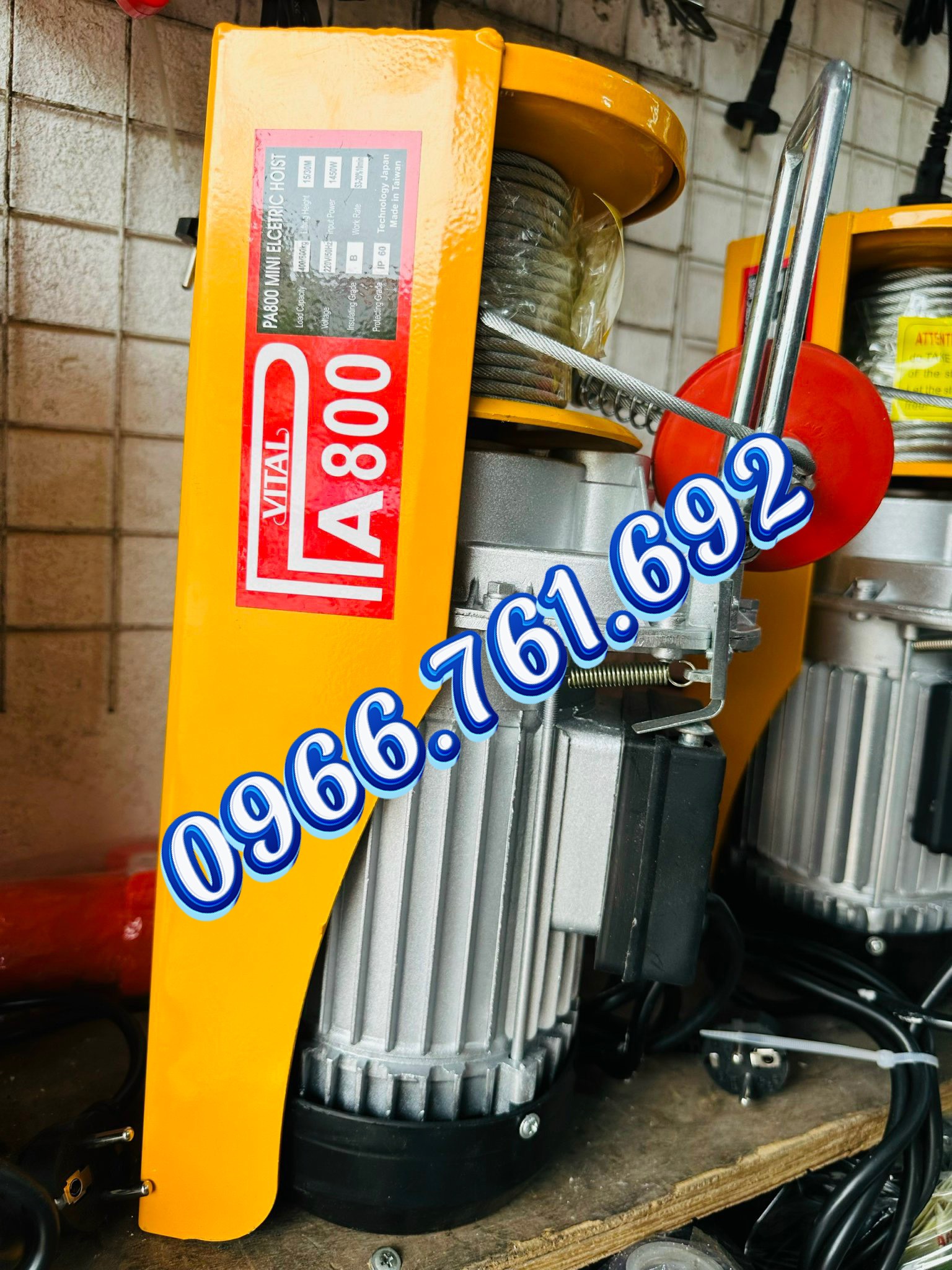 máy tời điện pa800kg