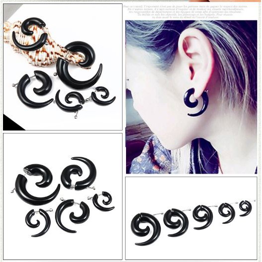 Bông tai titan sừng trâu KPOP Cực Chất