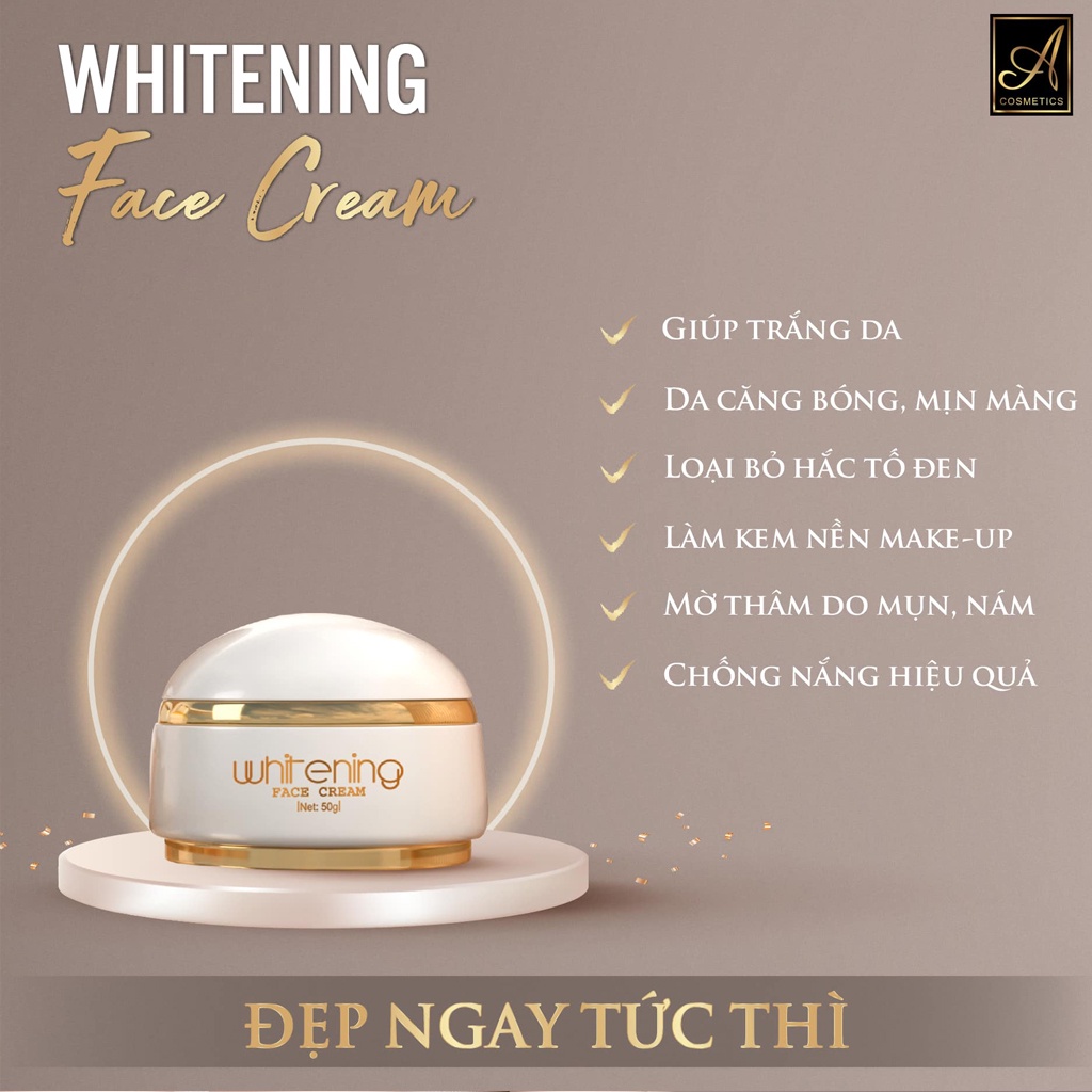 Kem Face Pháp A cosmetics dưỡng trắng da mặt 20g