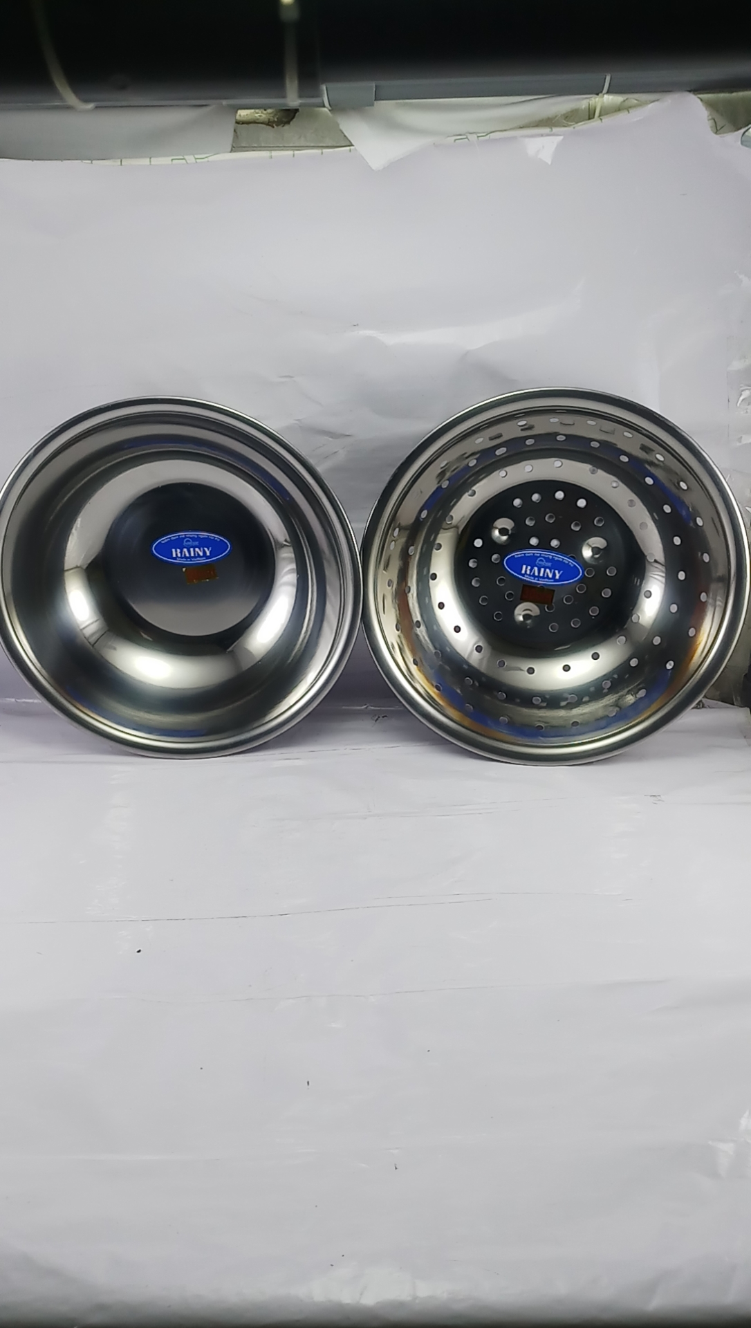 [HCM]BỘ THAU RỔ INOX 30 RAINY