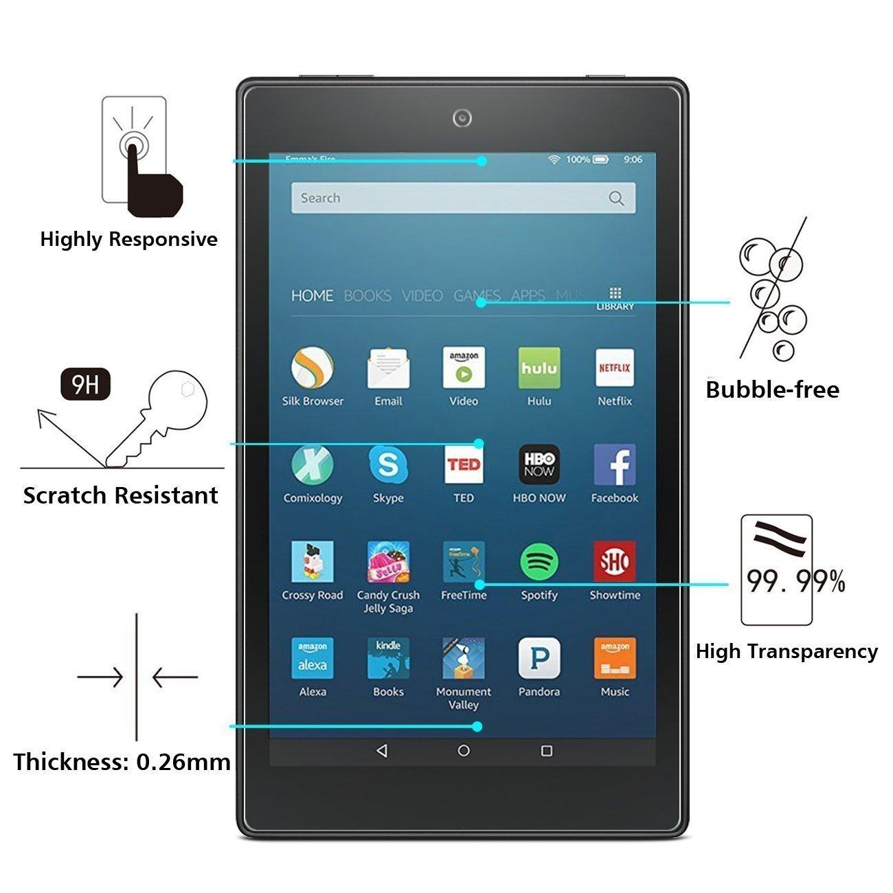 Cường lực Kindle Fire HD 8 9H Pro chống vỡ