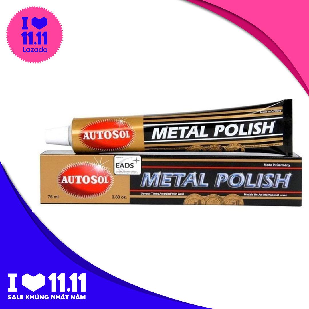 Bộ 2 tuýp kem đánh bóng kim loại Autosol Metal Polish 75ml x 2