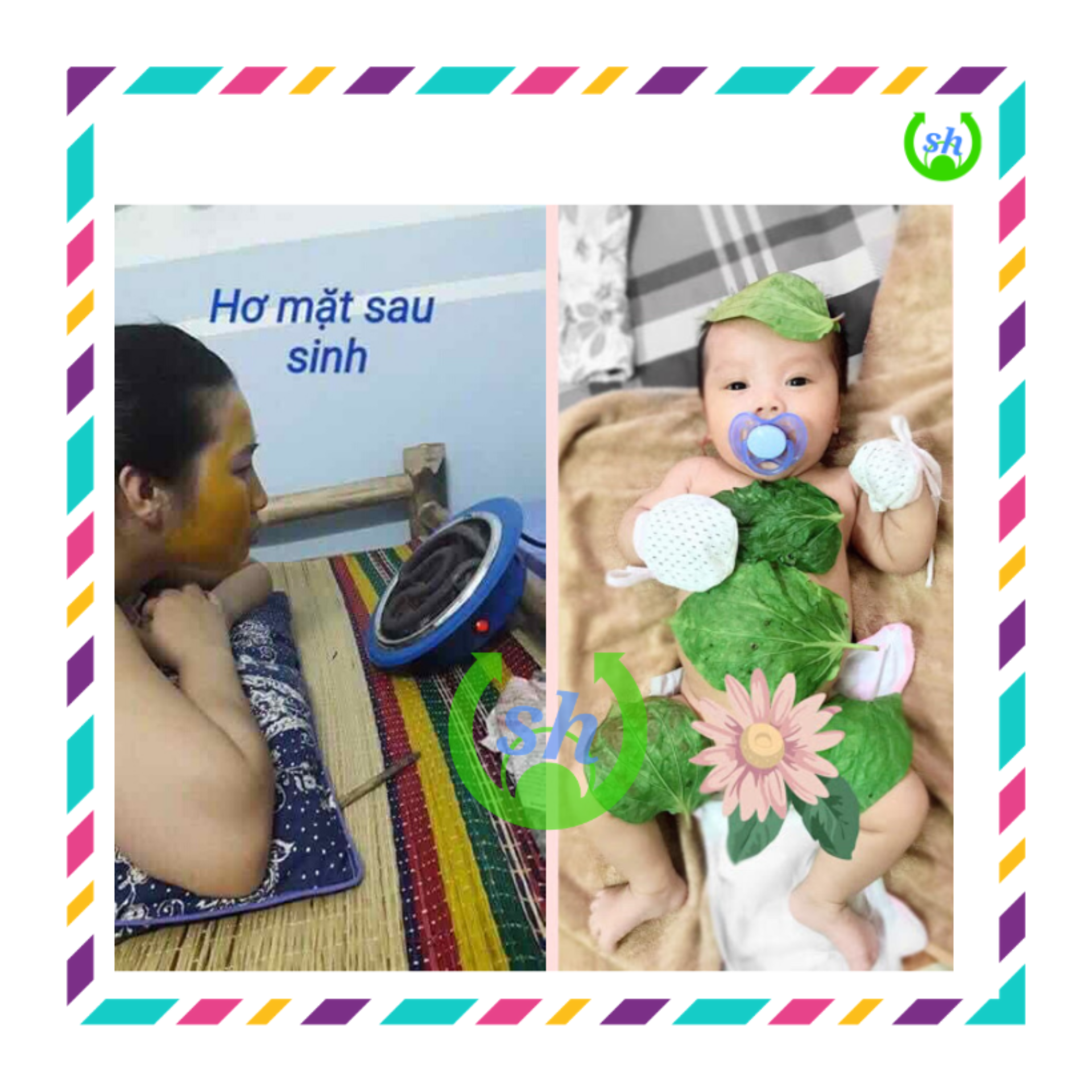 [HCM]Bếp hơ lá trầu cho bé - hơ mặt cho mẹ
