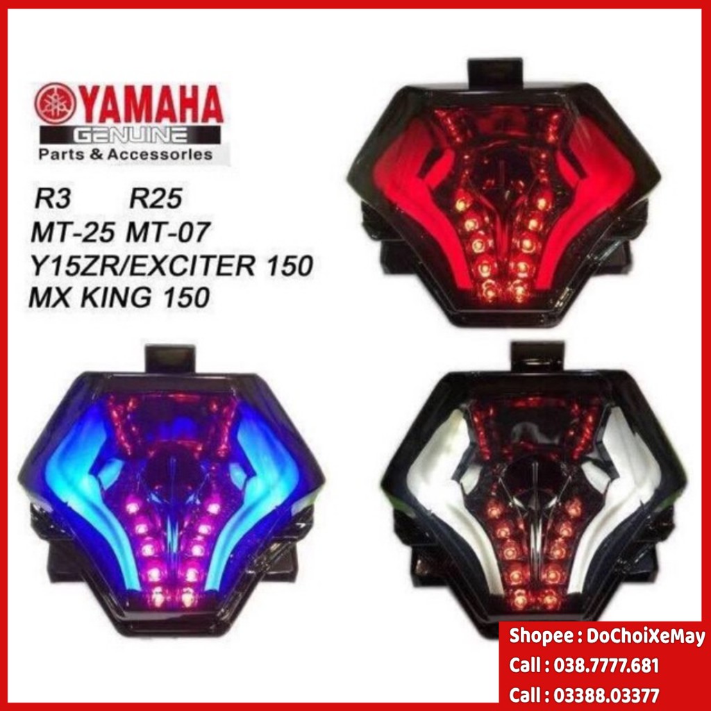 Đuôi Đèn Lái Tích Hợp Xinhan Cho Exciter 150 Mt03 R3 - Đỏ
