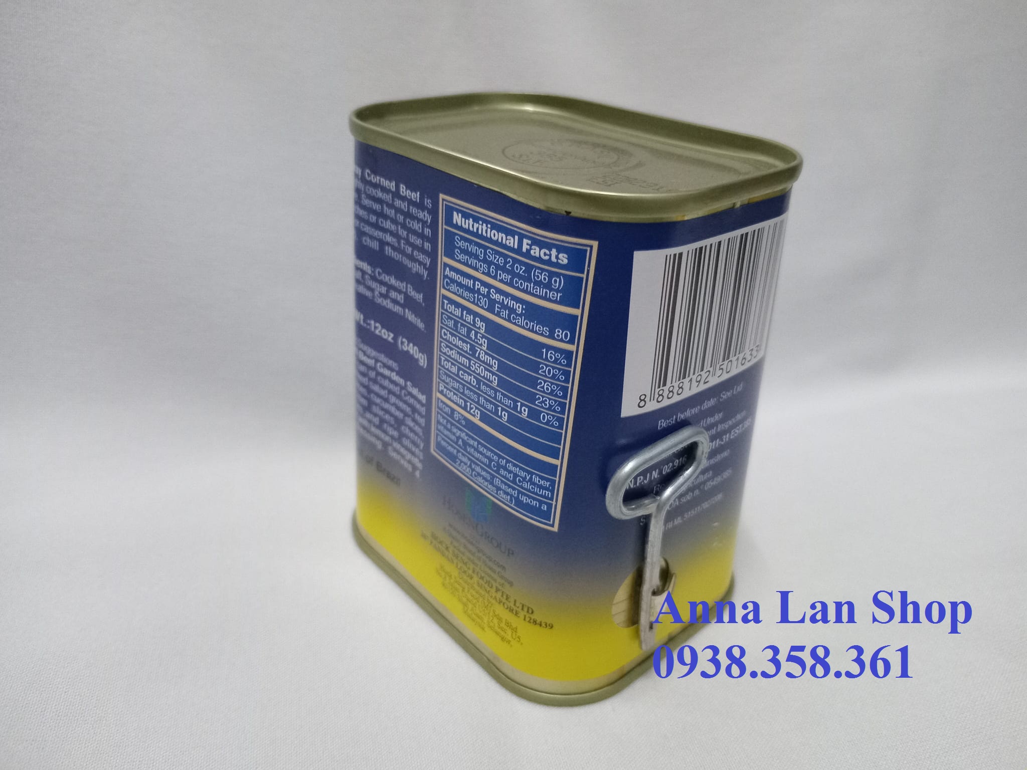 Thịt bò hộp Highway Corned Beef Brazil (340g) (date 7/28)