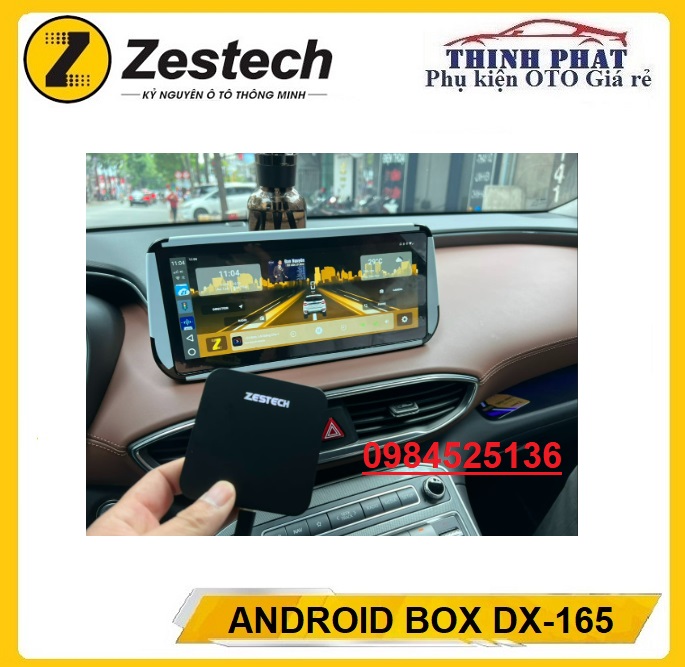 [HÀNG CHÍNH HÃNG] Carplay Android Box Zestech DX165 (Tặng Sim 4G, Vietmap bản quyền, Phần mềm giọng nói Kiki)Carplay Android zestech dx 165- Android box cho ô tô- Android box cho xe hơi