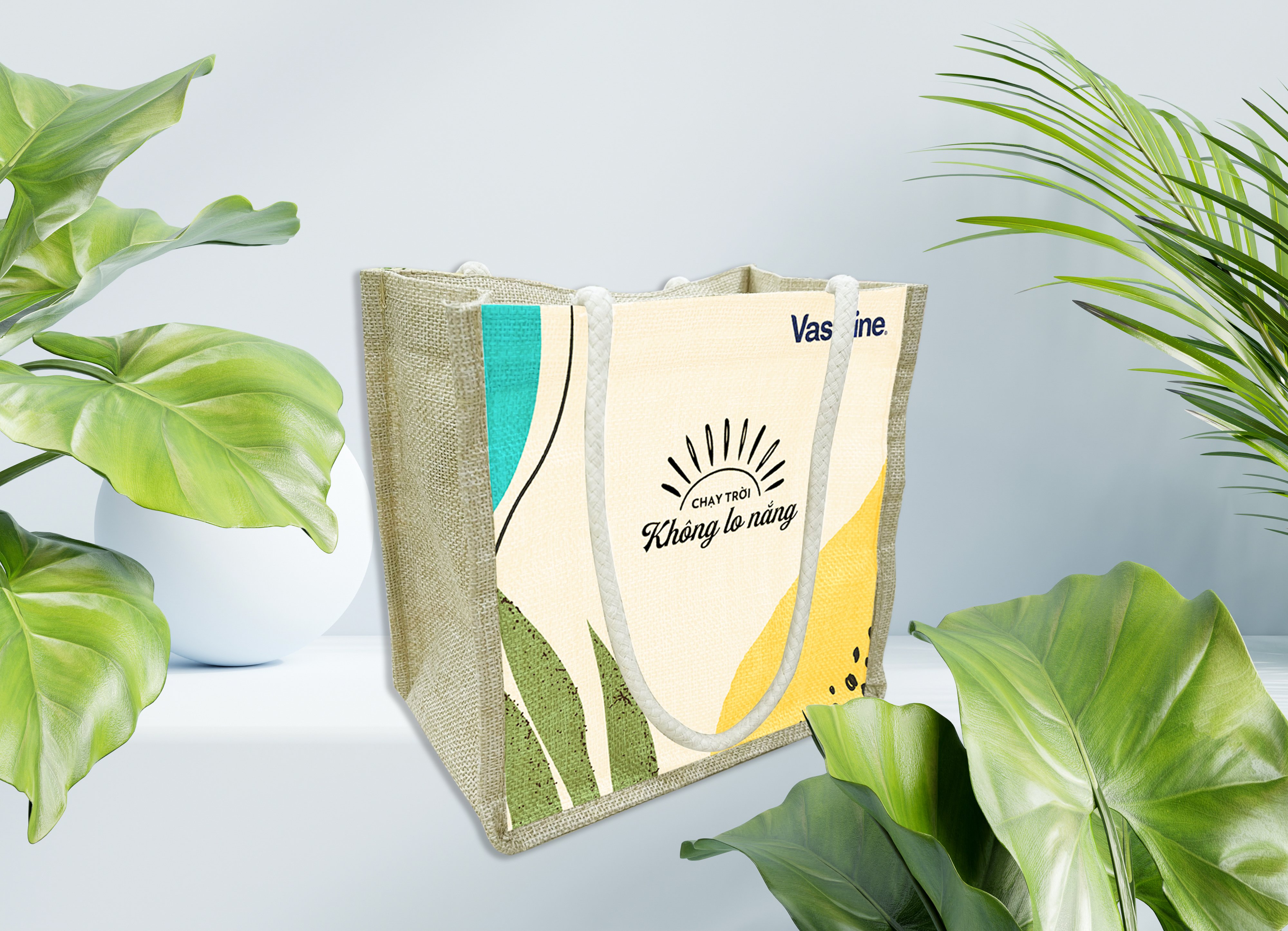 [Hàng tặng không bán - HB Gift] - Túi canva phối cói Vaseline