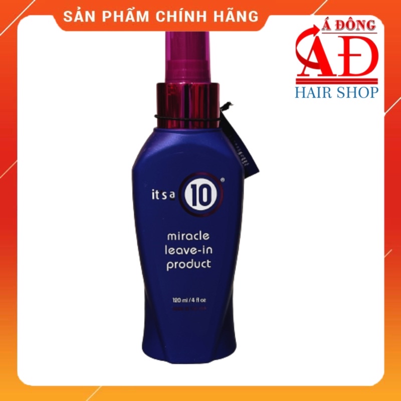 Xịt Dưỡng tóc It’s a 10 Miracle Leave-In Product suôn mượt chống xơ rối xỉn màu