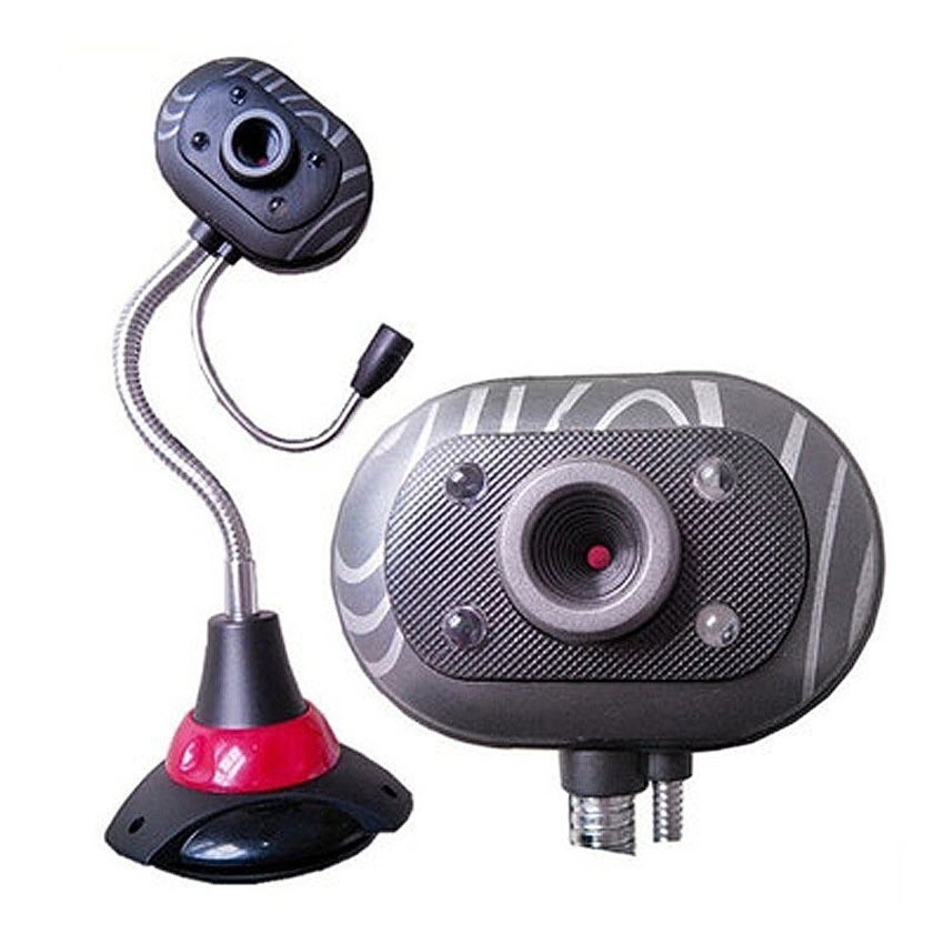 WEBCAM chân cao có mic có 4 đèn led chất lượng cao