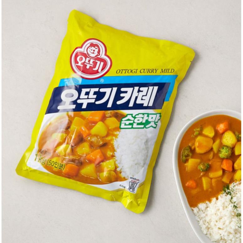 Bột Cà Ri Hàn Quốc Loại Cay/ Hơi Cay Ottogi Gói 100Gr