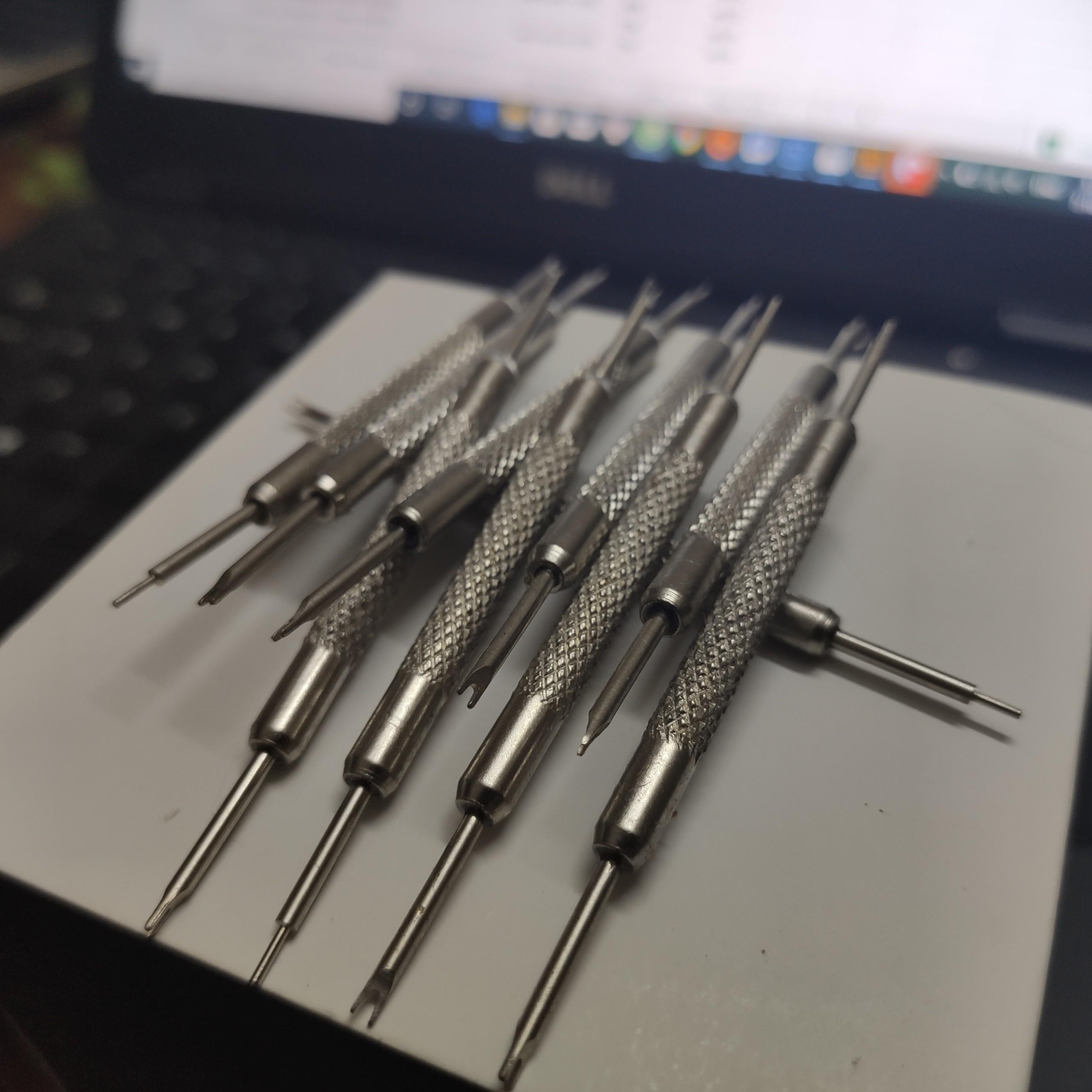 Tool thay dây đồng hồ, phụ kiện tháo lắp đồng hồ- Tool 2 đầu