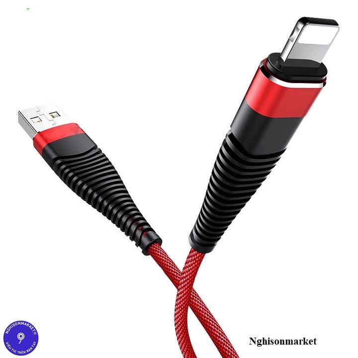 Cáp sạc nhanh cho iphone dây dù