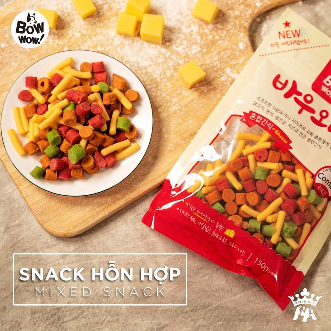 [HCM] SNACK HỖN HỢP BOW WOW BOWWOW CHO CHÓ