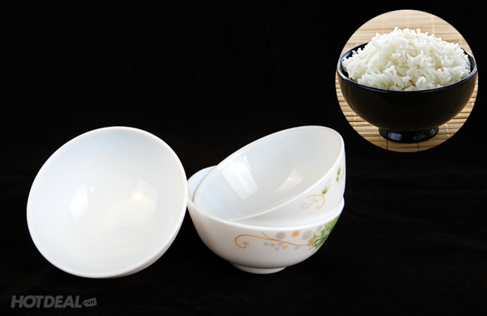 BỘ10 CHÉN SỨ OPAL GỐM SỨ BÁT TRÀNG CAO CẤP [ TẶNG 10 ĐÔI ĐŨA KHI MUA BỘ 10 CHÉN SỨ CAO CẤP ]