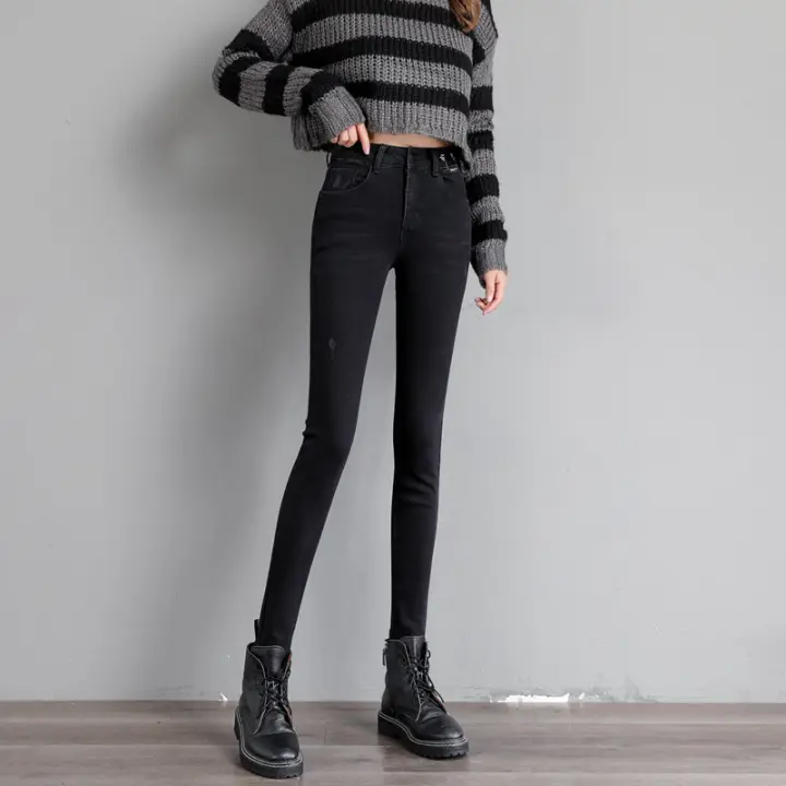 tight black jeans high waisted