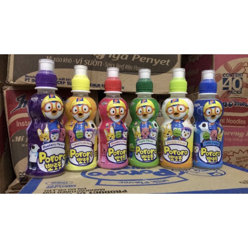 1 thùng nuớc uống pororo vị trái cây - 235ml