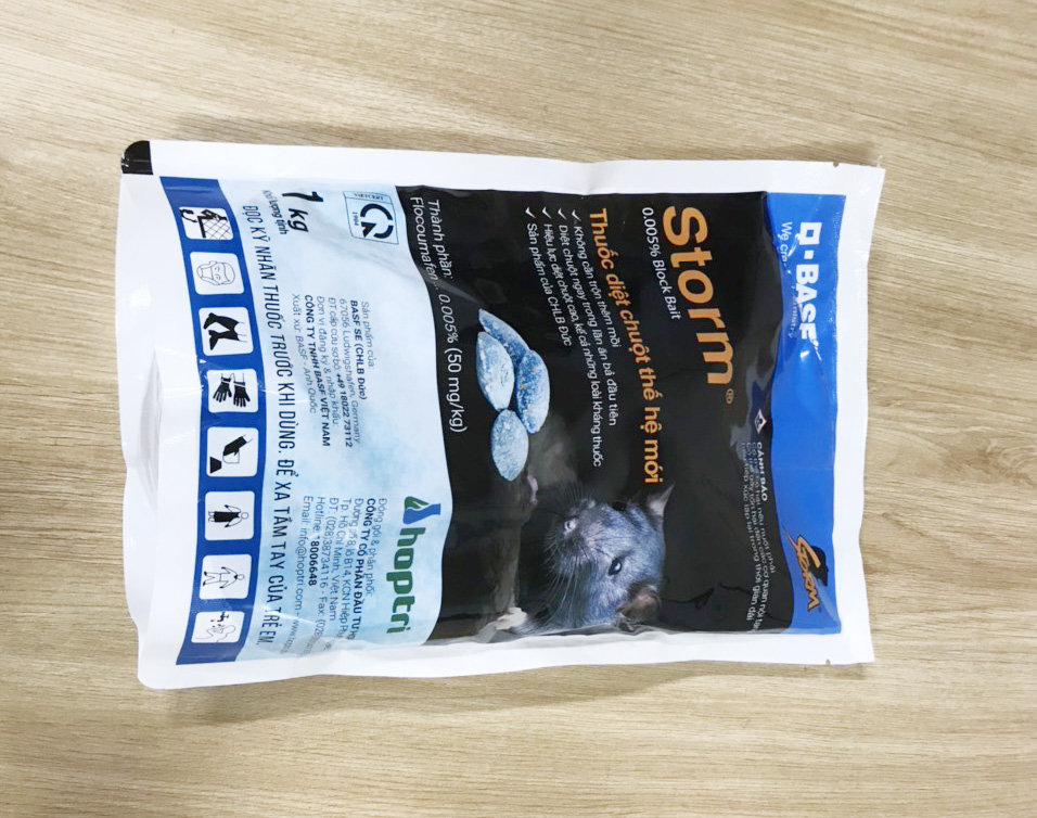 Thuốc diệt chuột kẹo diệt chuột Storm (bịch 1kg)