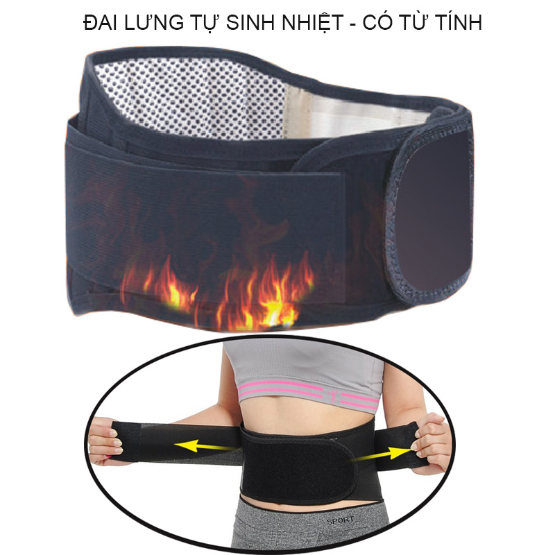 Đai lưng tự sinh nhiệt hỗ trợ điều đau trị cột sống và mỏi cơ thắt lưng YX002