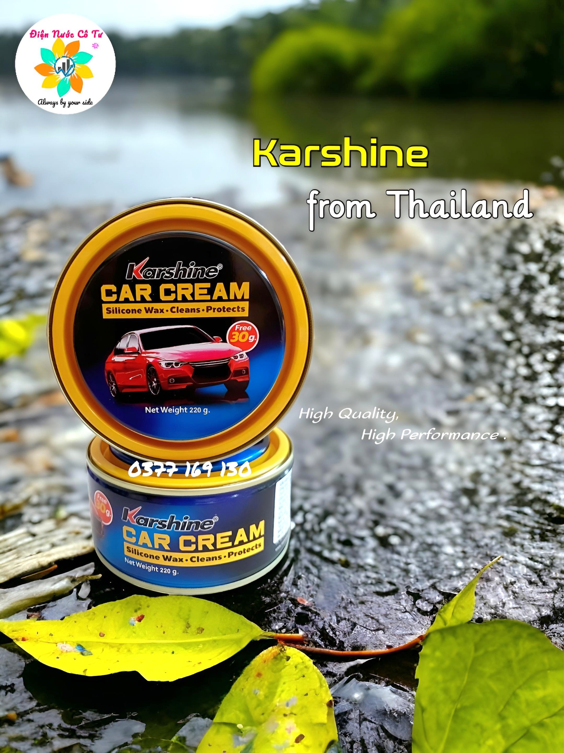 Cà Na đánh bóng xe cà na đánh bóng nội thất giảm trầy xước - cà na loại 1 made in Thailand