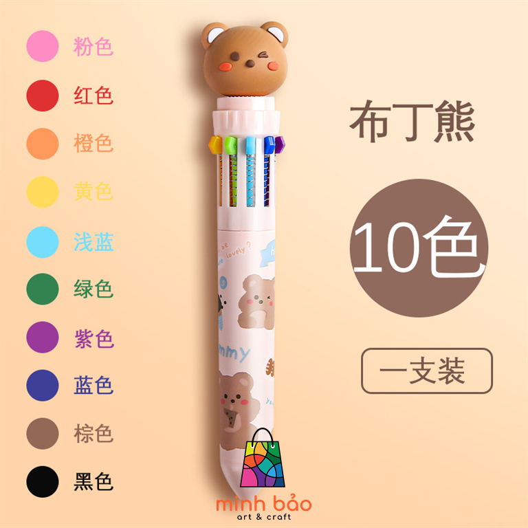 BÚT 8/10 NGÒI, NHIỀU MÀU MỰC DỄ THƯƠNG