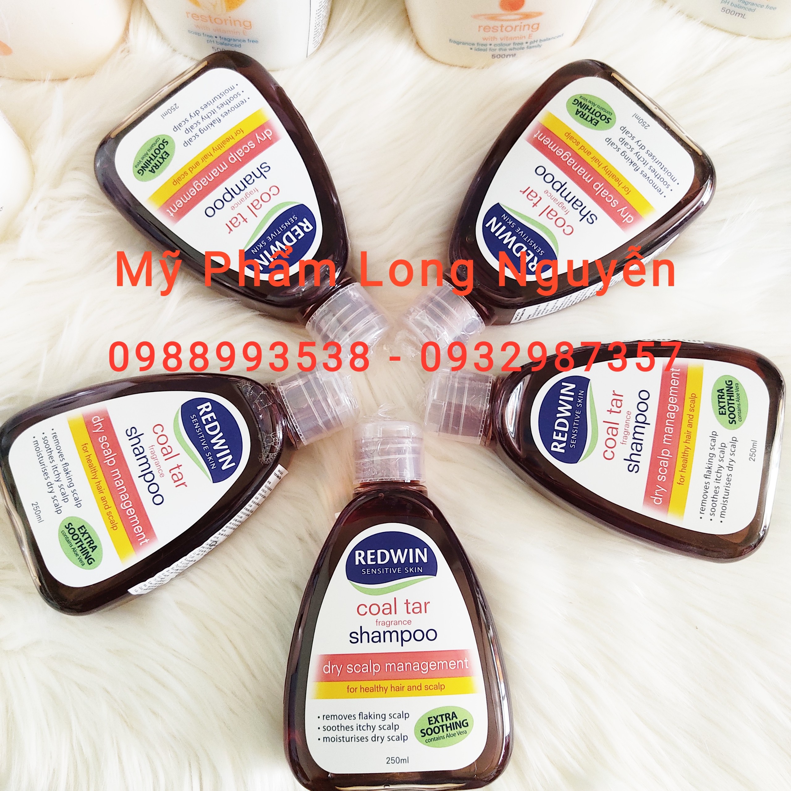 (CHÍNH HÃNG) Dầu gội Redwin Coal Tar Shampoo ÚC
