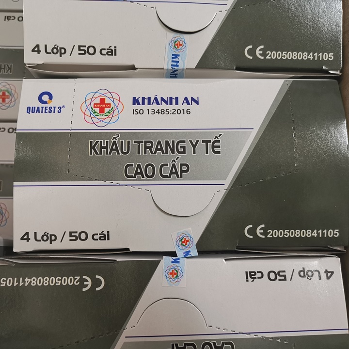 50Cái Khẩu trang y tế [ KHÁNH AN] - 4 LỚP