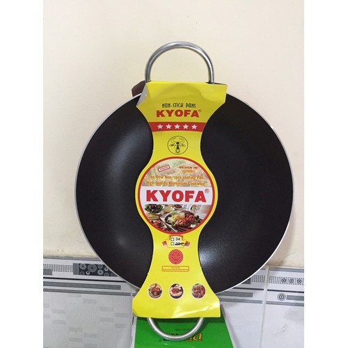 Chảo chống dính 2 quai KYOFA size 28cm