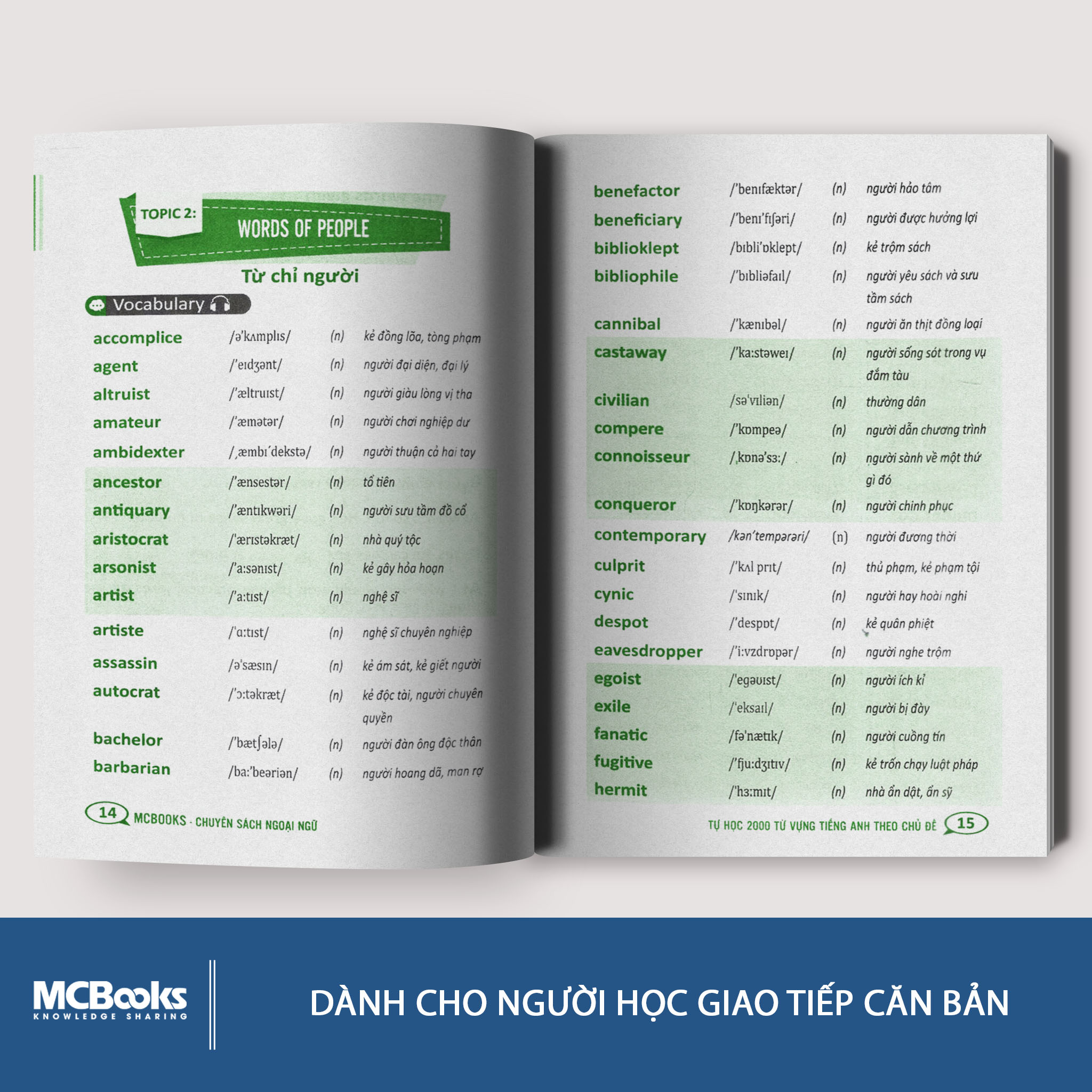 Self learning 2000 English words themed format edition small adult learning basic