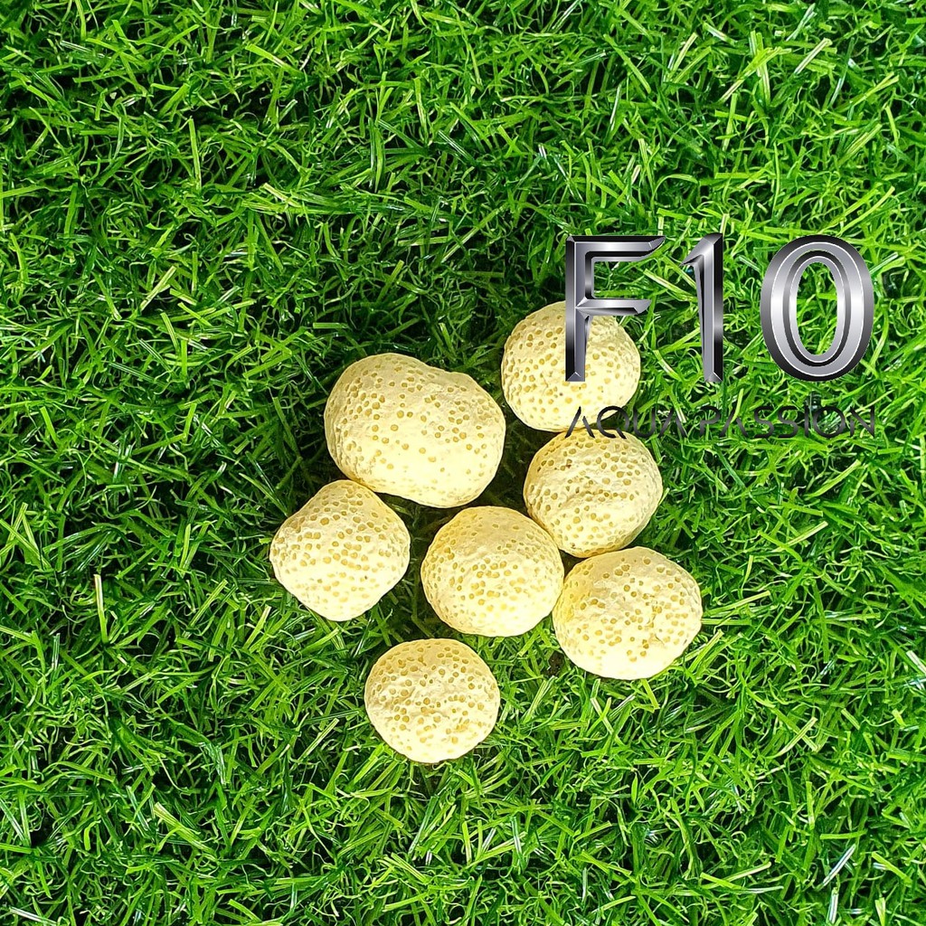 Sứ bi vàng Vật liệu lọc nước bể cá 100G