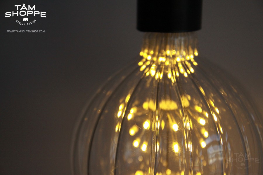 [HCM]Bóng Đèn Edison Trái Bí Sao Rơi Led - Tbl