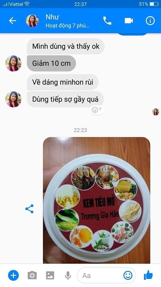 (TẶNG 1 ĐAI ĐỊNH HÌNH EO) Kem ủ tiêu mỡ Trương Gia Hân