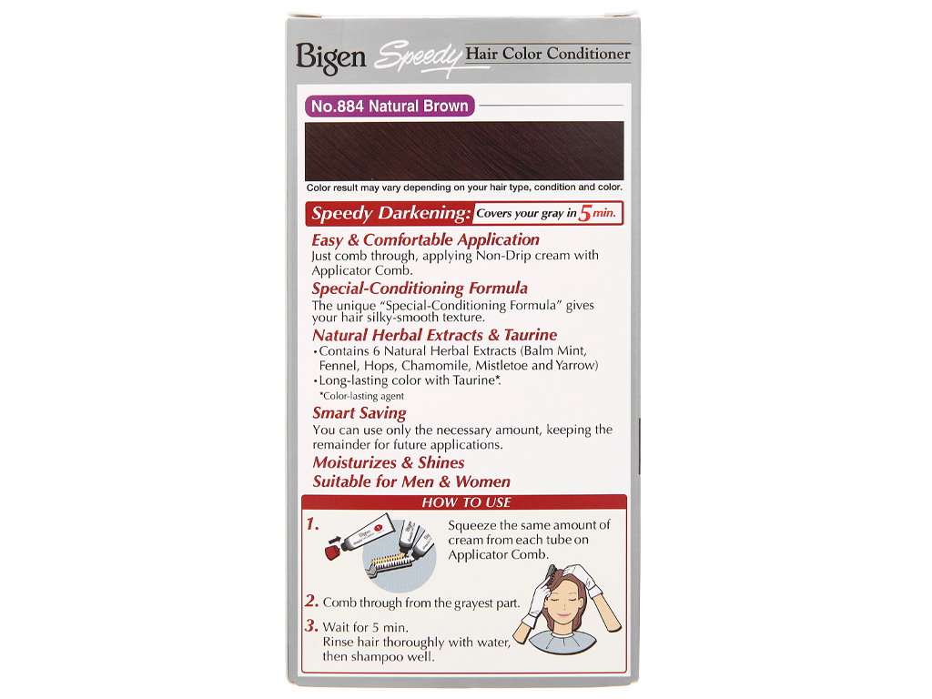 [HCM]Thuốc nhuộm tóc Bigen 884 nâu nhạt