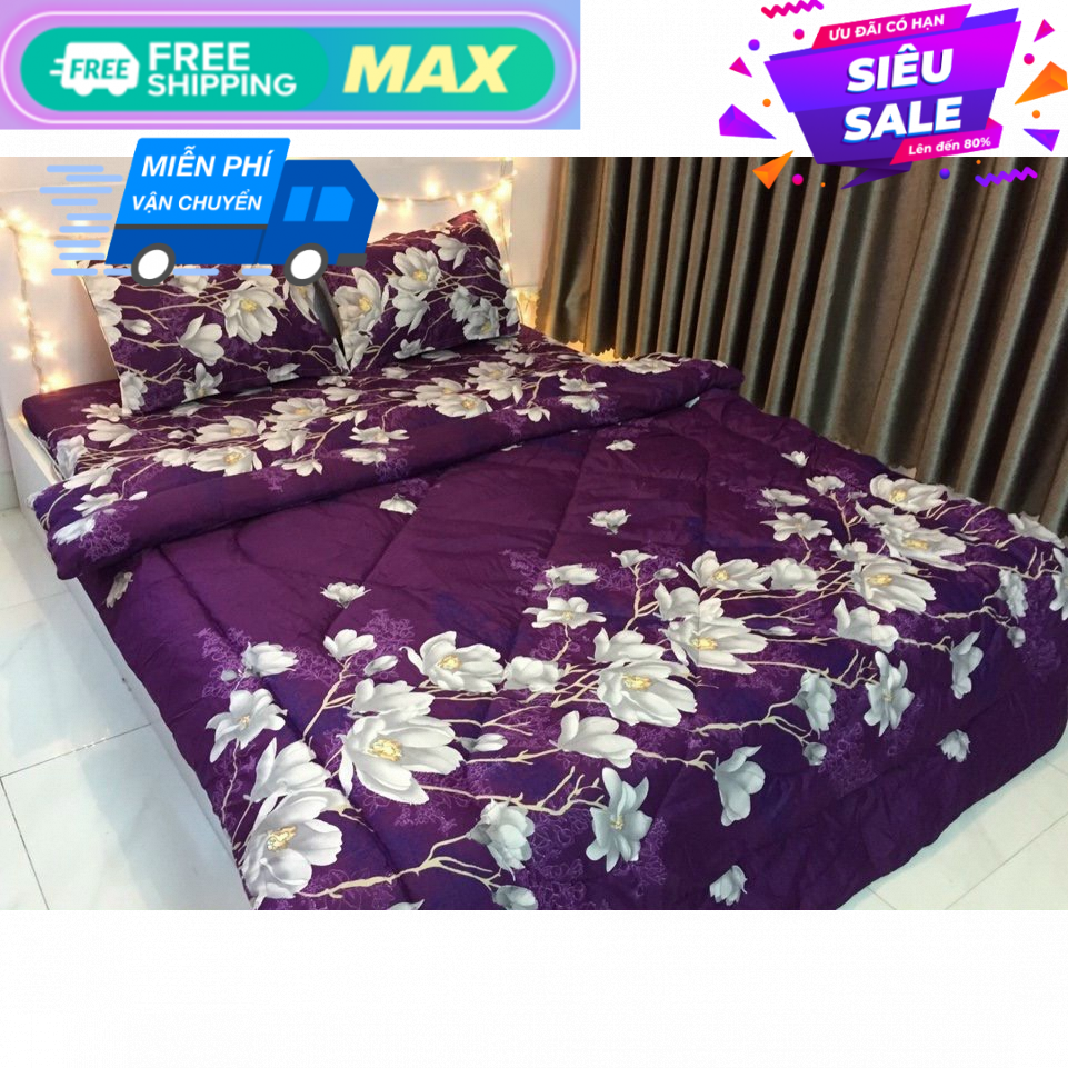 Chăn Phao Chần Bông Cotton Poly Siêu Nhẹ, Siêu Ấm