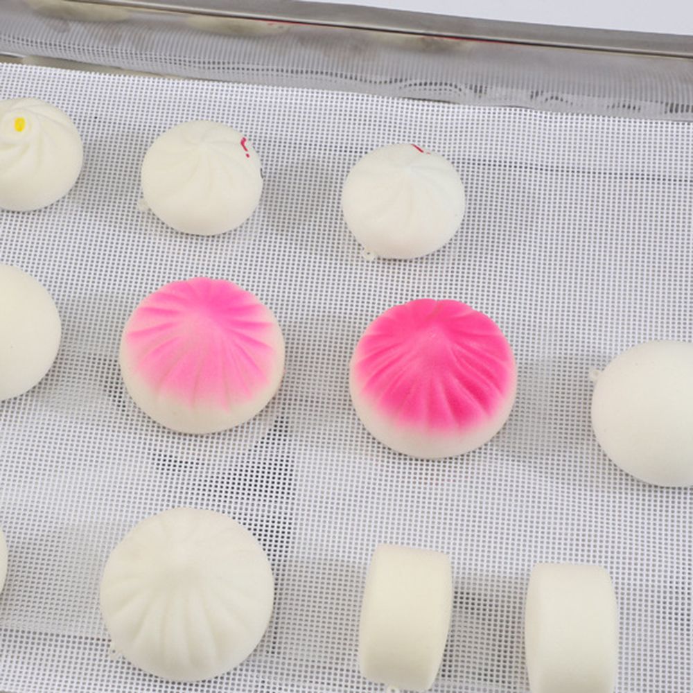 Princeer Dụng Cụ Nhà Bếp Bằng Silicon Chống Dính Thiết Thực Tấm Lót Nồi Hấp Silicon Lưới Dim Sum Làm Bánh Hình Vuông Dụng Cụ Làm Bánh Thảm Khử Nước Trái Cây