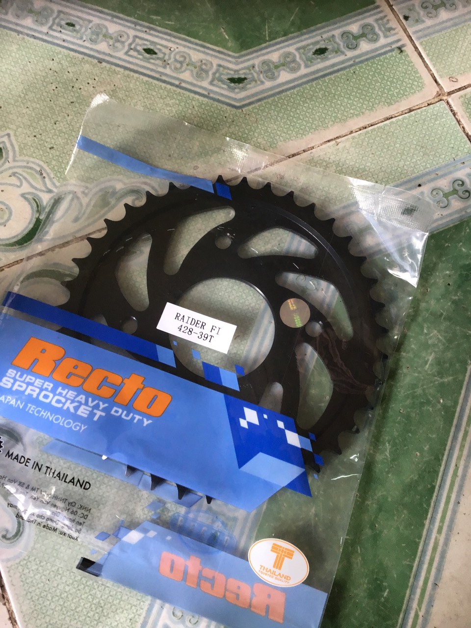 dĩa xe raider Fi RECTO 40T 39T 38T