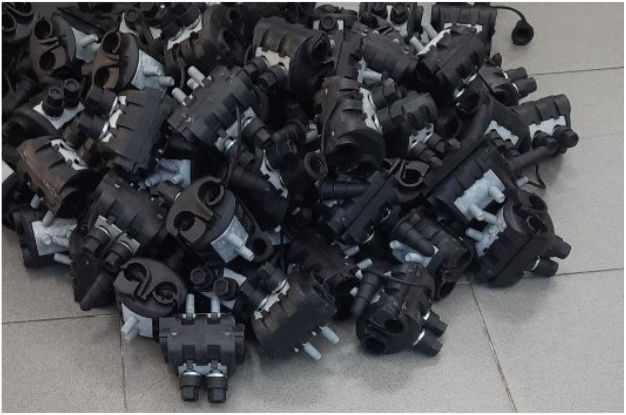 Kẹp đồng nối dây 2 bulong abc 95 - 240