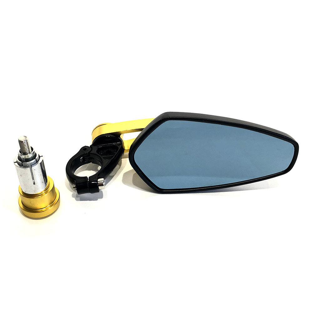 [HCM]Gương Gù Gắn Ghi Đông Xe Máy [ 1 Chiếc Màu Vàng ]