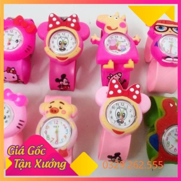 (Siêu Sale)  Đồng hồ đập tay dành cho trẻ em (cả bé trai và bé gái) nhiều mẫu siêu đáng yêu