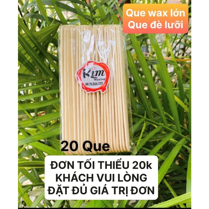 Que gỗ wax lông tay chân lông mũi mày