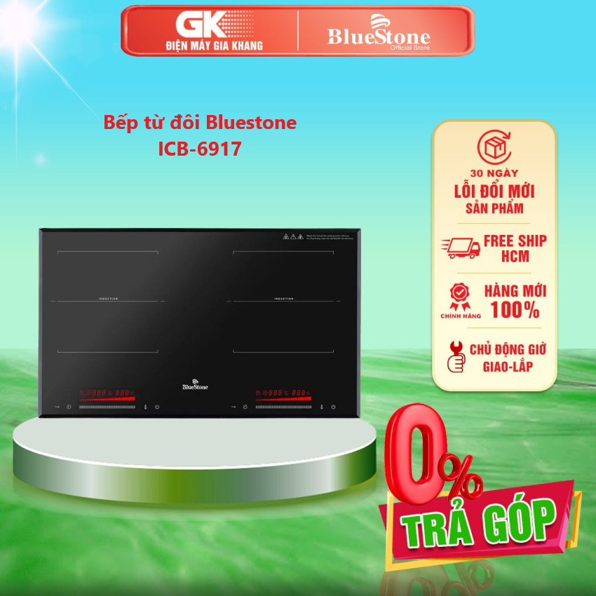 Bếp từ đôi bluestone icb-6917