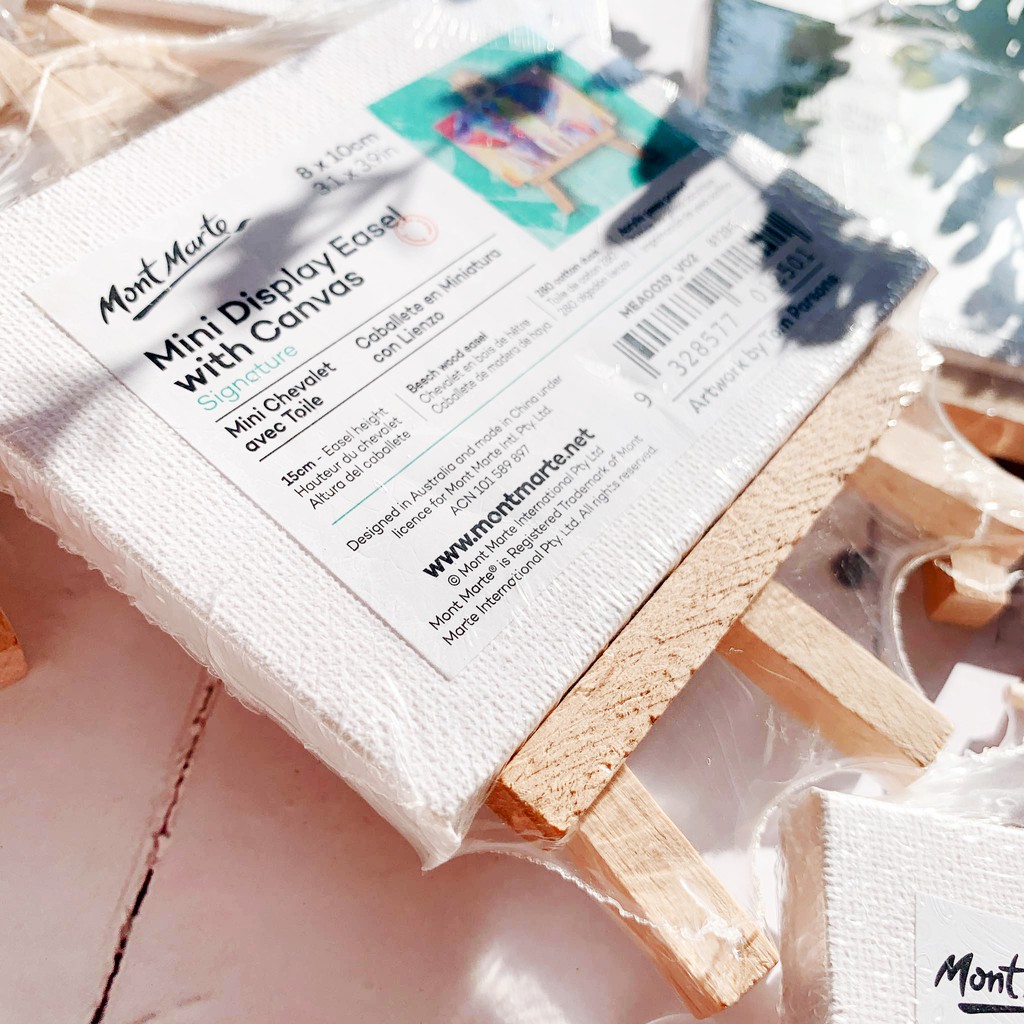 Khung vẽ Canvas Mini Mont Marte ( kèm giá đỡ ) - Mini Display Easel