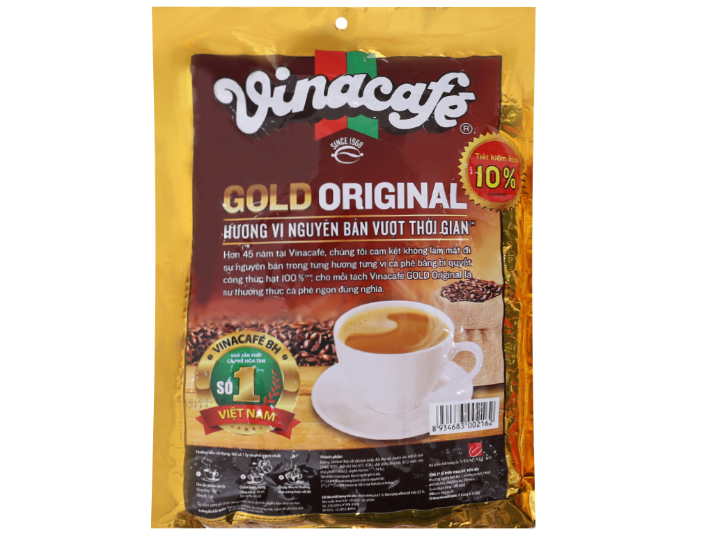 Cà phê sữa Vinacafe bịch 40 gói