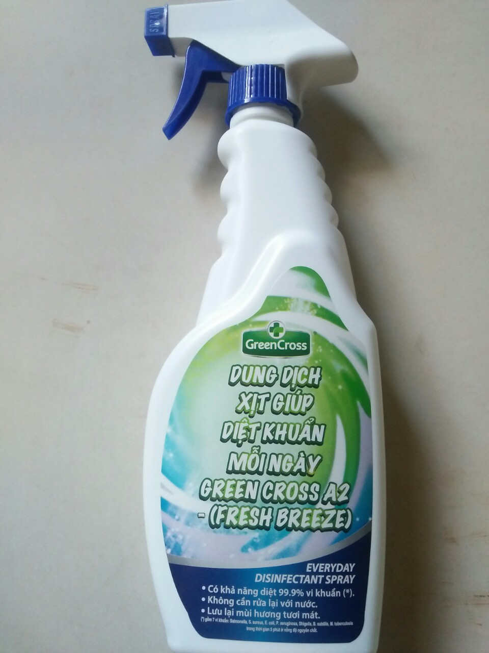 Dung Dịch Xịt Diệt Khuẩn Green Cross A2-500ml
