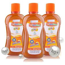 Nước súc miệng Valentine kiddy chai 250 ml