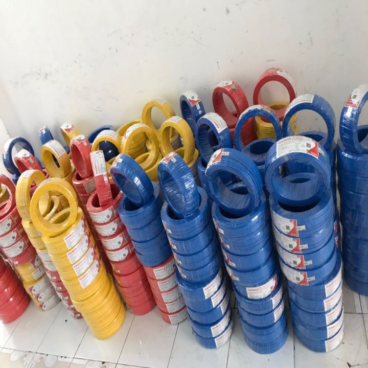 50 mét dây điện Cadivi 6.0 đơn - CV6.0