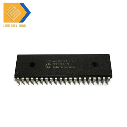 PIC16F877A-I/PT, DIP40 8-Bit PIC16F Microcontroller, 20MHz
